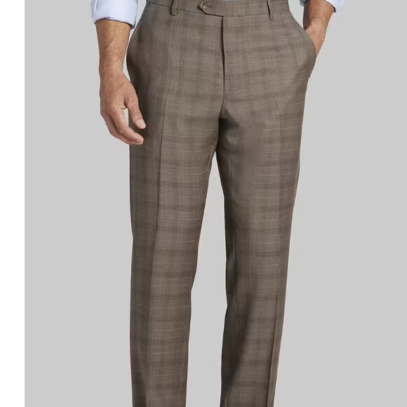 EUC Jos A Bank 42R Reserve Collection Tailored Fit Suit, Tan 2 button, 36x30 - Picture 5 of 9